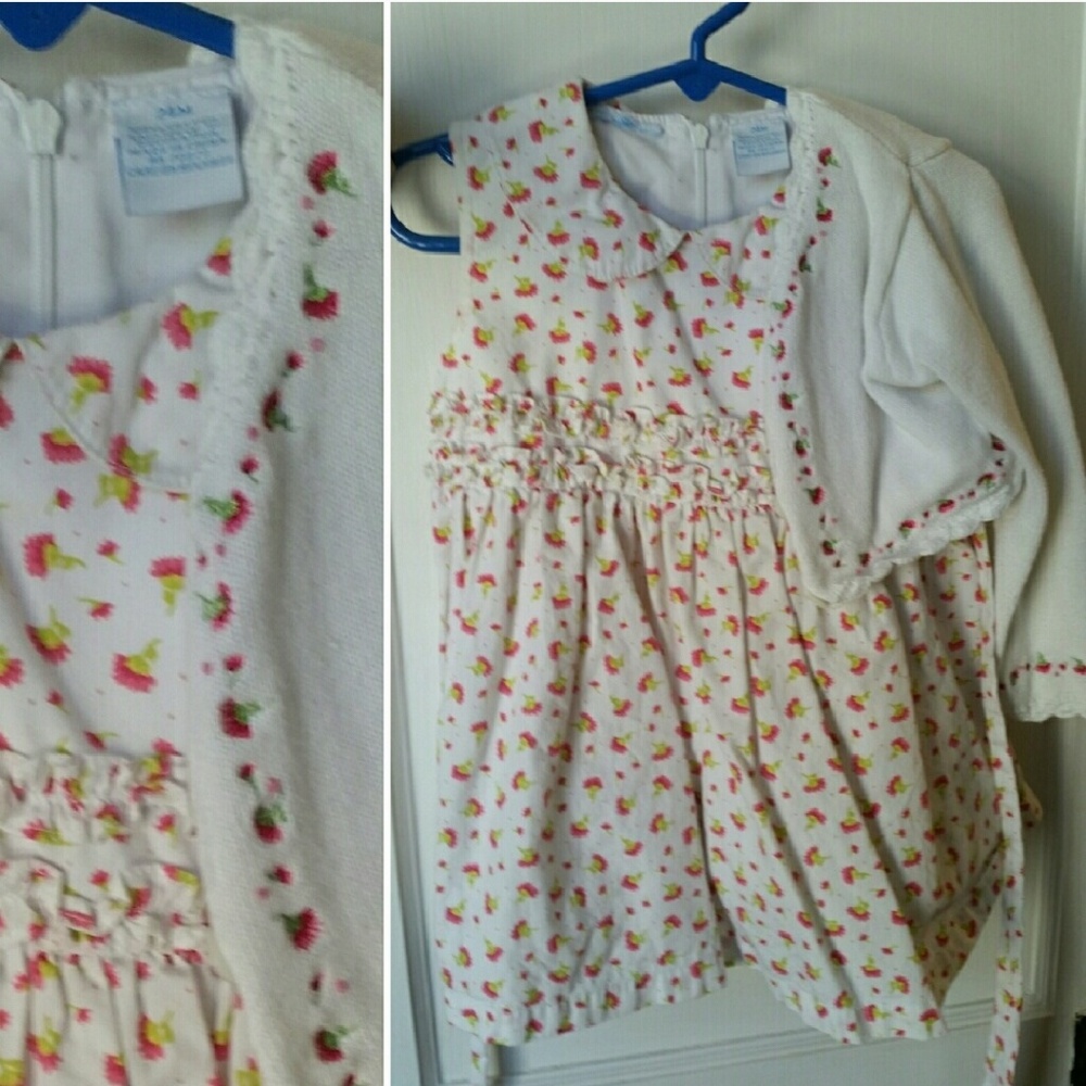 ❤️3 for $12 Dress and sweater set - 24m